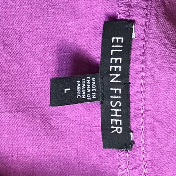 Eileen Fisher purple linen tunic, size L - Picture 6 of 12